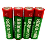 Pilas Baterias Recargables 1.5v 8800 Mah Alcalina X4 Un