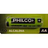 Pila Alcalina Aa Philco X Unidad