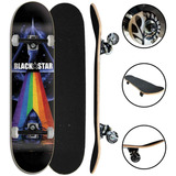 Skate Para Crianças E Adultos - Black Star Zepplim