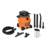 Aspirador É Industrial Tambor Ridgid Wd1685br 60l  Laranja Y Preto 220v