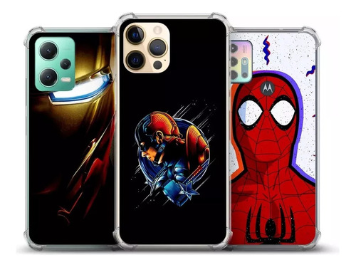 Capa Capinha Case Marvel Vingadores Pers. Para Xiaomi