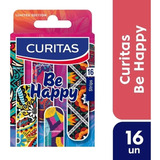 Curitas Apositos Be Happy Strips 10 Cajas X 16 Unidades