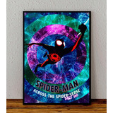 Cuadro 33x48 Poster Enmarcado Spiderman Miles Morales