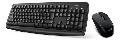 Kit De Teclado Y Mouse Inalámbrico Genius Km-8100  Negro