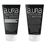 Kit - Shampoo E Balm Para Barba - Black - Barba Urbana