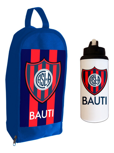 Botinero + Botella Deportiva Personalizados Varios Clubes