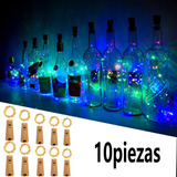 Luces Led Para Botellas De Vino 2m 20 Led A Pilas, 10 Uds