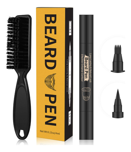 Relleno De Lapiz Para Barba Para Hombre, Resistente Al Agua,