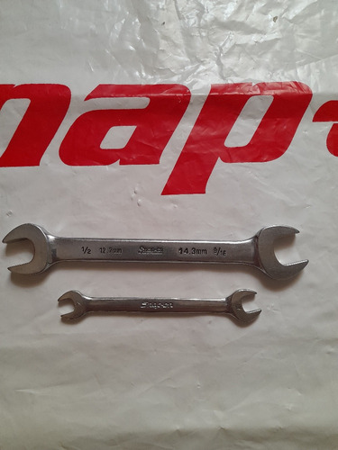 Herramienta Snapon Llave Española 7x8 Usa Y 1/2x9/16 Mex 