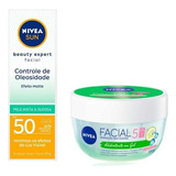 Kit Nívea Protetor Facial Fps50 Beauty Expert+hidratante Gel