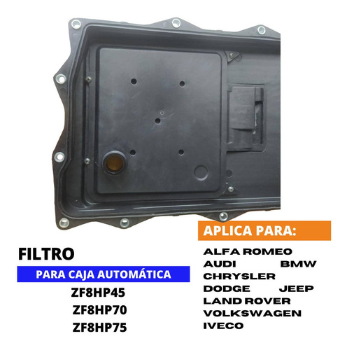 Filtro Cajas Zf8hp45 / 70 / 75, Jeep, Dodge, Land Rover, Bmw Foto 3
