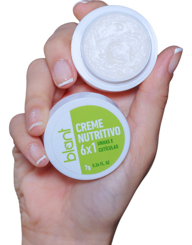 Creme Hidratante De Cutículas Unhas Vegano 6x1 Cremoso Blant