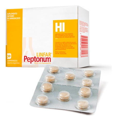 Linfar Peptonum Hi Hepatotrófica En Comprimidos Sabor N/a