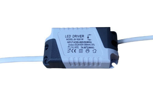 Pack 10 Unidades Led Driver 8w-18w Dc 300ma Transformador