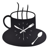 Reloj De Pared Moderno Cocina Temática Taza De Café