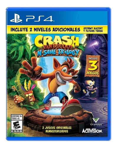 Crash Bandicoot: N. Sane Trilogy  Standard Edition Activision Ps4 Físico