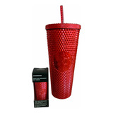 Starbucks Vaso Coleccionable Venti Rojo Con Llavero Original