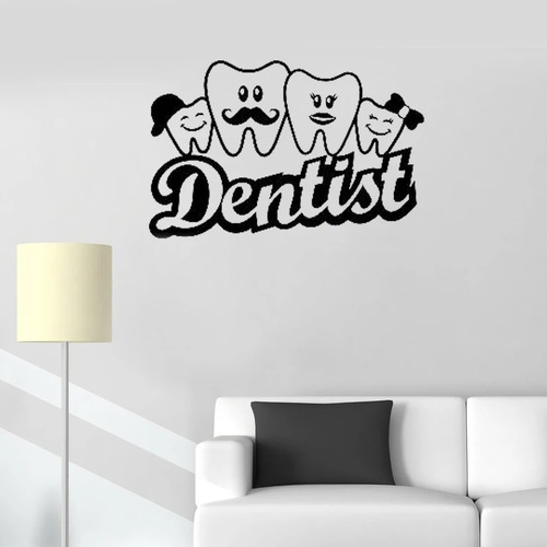 Vinil Decorativo Denista Dentist 45cm Ancho