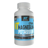 Citrato De Magnesio Y Potasio 500 Mg Por Porcion 60 Cap Nt Sabor Sin Sabor