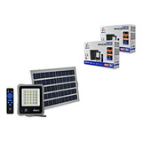 Reflector Led Panel Solar Recarga 50w Equivale 500w 2 Pzas
