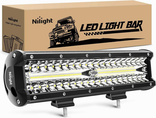 Barra Led 4x4 Neblinero Luz 48foco Impermeable Coche Tractor