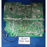 Plaqueta Audio Sony Mhc-dx9 (placa Lateral) Funciona Todo! 