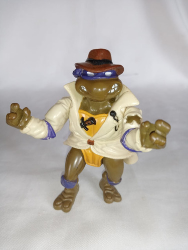 Tortuga Ninja Detective Donatello - Vintage Playmates 1990