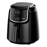 Freidora De Aire Air Fryer Midea Negra 4l Digital Af-d140bar