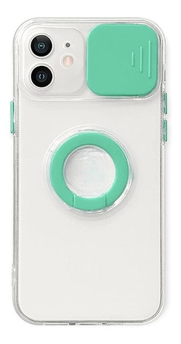 Funda Protectora Camara Anillo + Mica Para iPhone 8 / 7 Plus