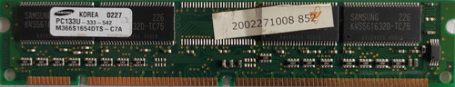 Memória 128mb Pc133 Dimm Samsung P/ Pcs Antigos Teclados 