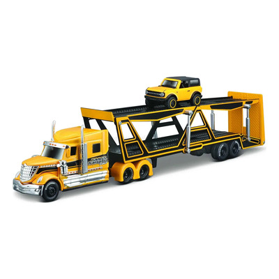 1-64 Maisto International Lonestar Trailer Madrina Nodriza Color 2021 Ford Bronco Badlands | Envío gratis