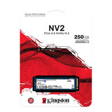 Disco De Estado Sólido Kingston Ssd M.2 Pcie Nvme 250gb Nv2