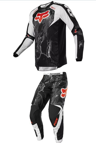 Conjunto Equipo Adulto 180 Karrera Motocross Atv Moto Fox