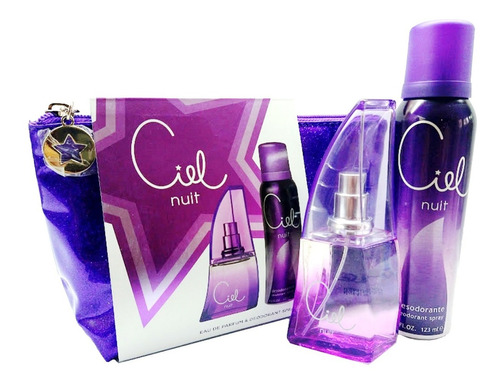 Set Perfume Cannon Ciel Nuit 50ml + Deo 123ml + Neceser