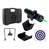 Laser Arma Pressão Trilho 22mm + Kit Alvos + Porta Munição