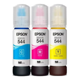 Paquete De Tinta Epson 544 Colores T544120 Original 65ml C/u