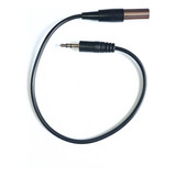 Cable Adaptador De Audio Y Video Macho Xlr Y Mini Plug 3.5