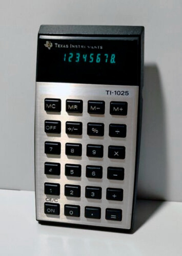 Calculadora Texas Instruments Ti-1025 Usa Funcionando - C3