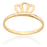 Anel Infantil Skinny Ring Com Coroa. Rommanel 511816 Gb