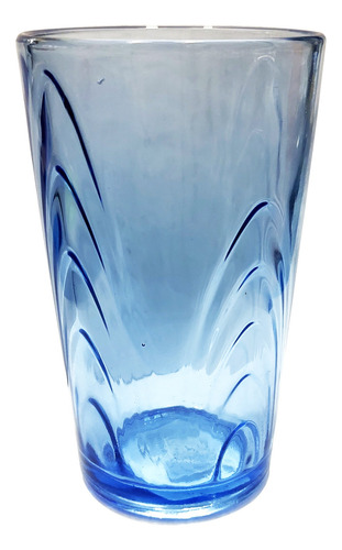 6 Vasos Vidrio Trago Largo Durax Coraline Cielo 350ml Bar