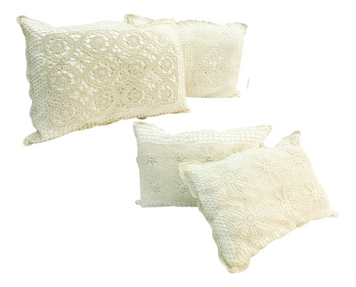 Fundas Para Almohada Crochet Tejida Plumitaa Chnn