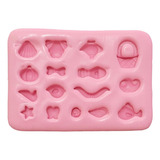 Molde Silicone Apliques De Laço Brinquedinhos