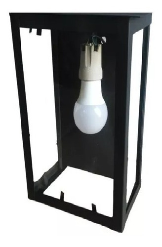 Farol De Pared Exterior Vidrio Transparente 2002t