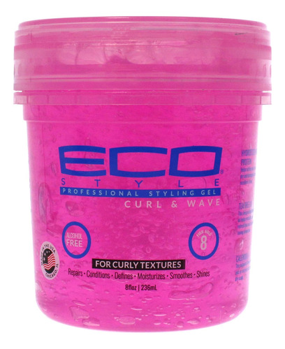 Eco Style Ecoco Gel Para El Cabello, Rizos Y Ondas, Fórmul.