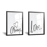 Cuadros Dormitorios - Always Love - 42x60 Cm - Cal. Premium