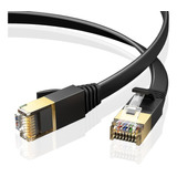 Cable Red Plano Categoria 8 Cat8 Rj45 Ethernet 5m 40gbps