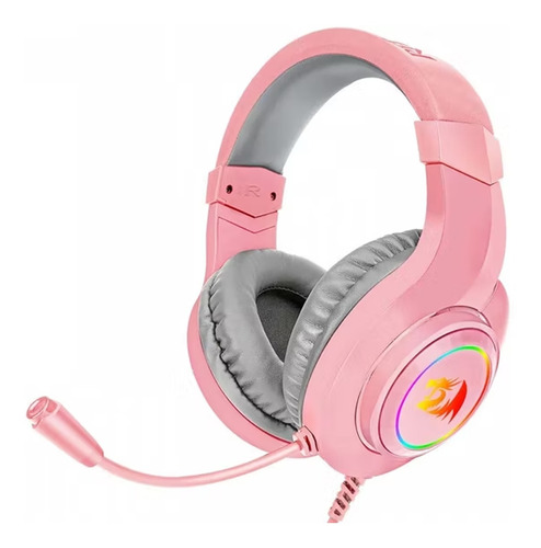 Audifono Gamer Redragon Hylas Pink H260p Rgb - Crazygames 