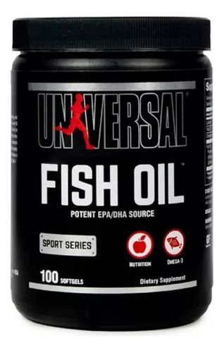 Fish Oil 100 Caps Universal Nutrition Aceite Pescado Omega 3