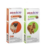Bravecto ( 1 ) Unid 4,5 A 10kg + ( 1 ) Unid 10 A 20 Kg
