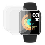 3 Películas Para Xiaomi Mi Watch Lite Proteção Anti Riscos